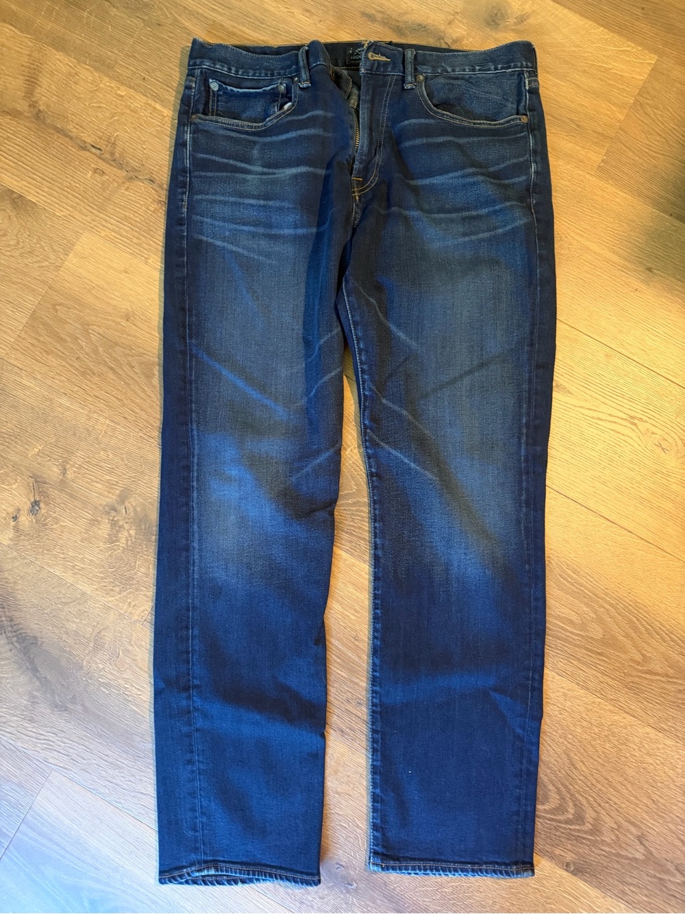 Lucky Brand Men's Slim Straight Jeans in Dark Indigo Blue 33/30